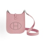 HERMES Evelyne 16 Amazone Silver Buckle crossbody single-shoulder bag 16 Women\'s 3Q Rose Sakura Pink